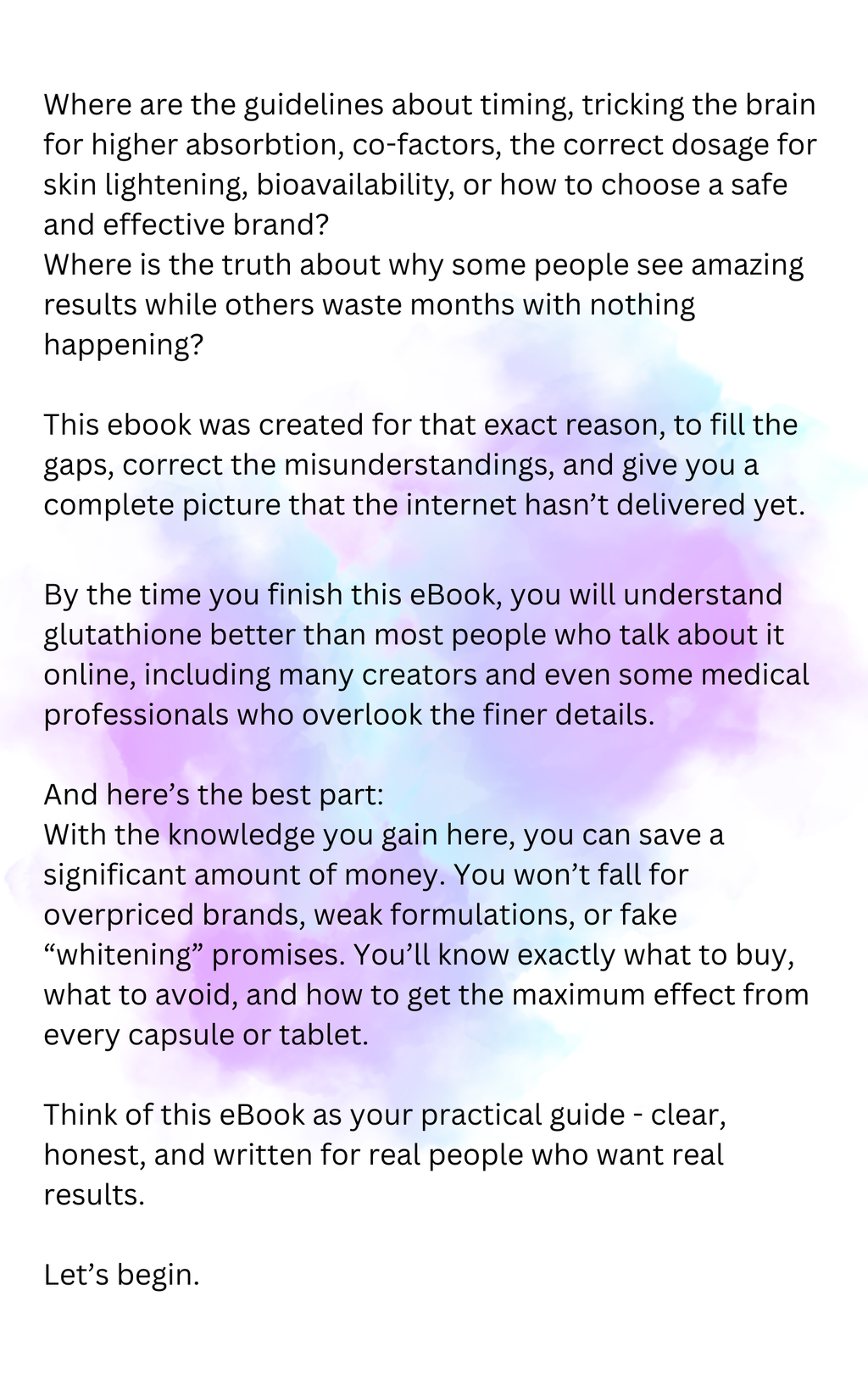 Glutathione Supplementation   (47 pgs)