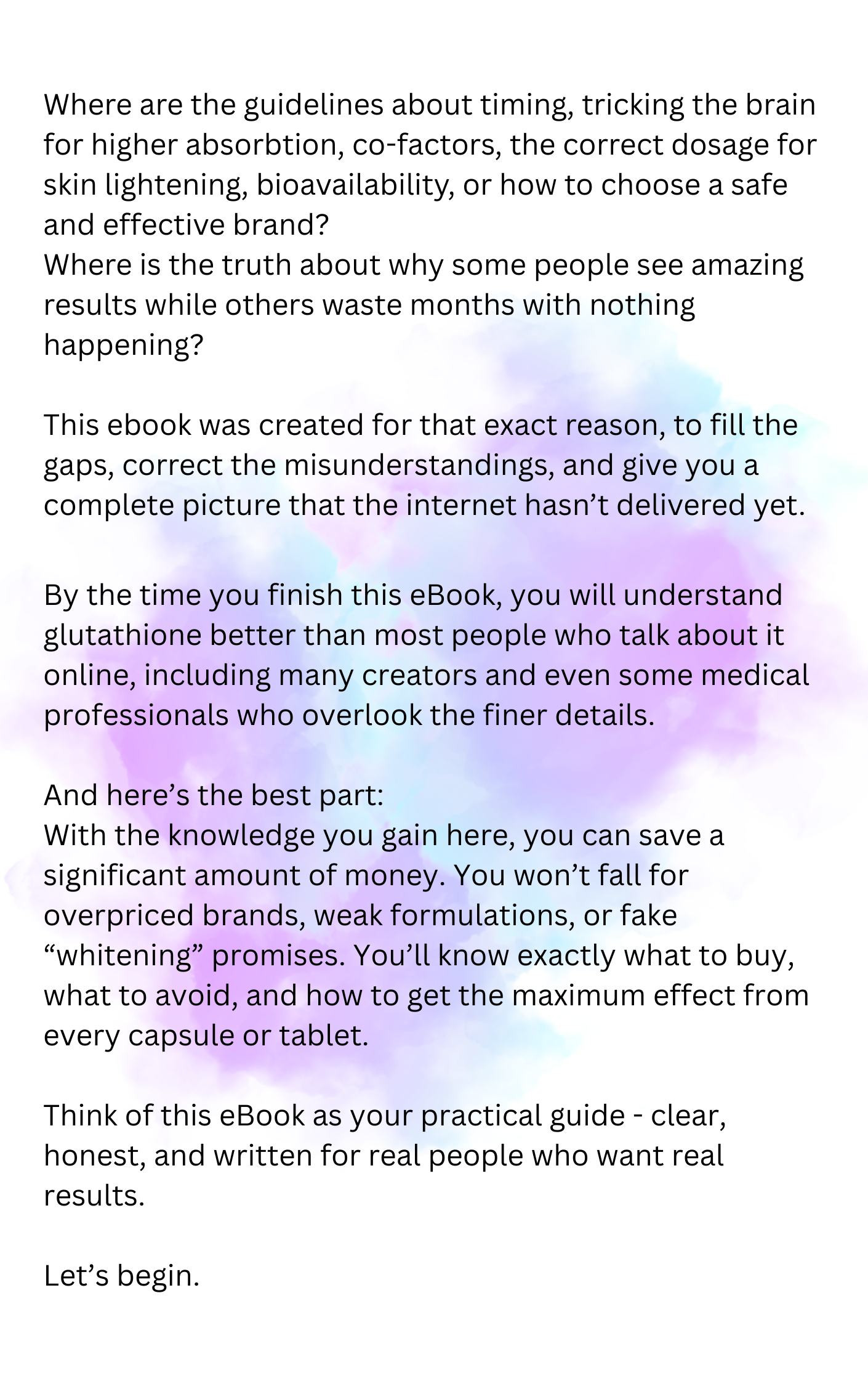 Glutathione Supplementation   (47 pgs)