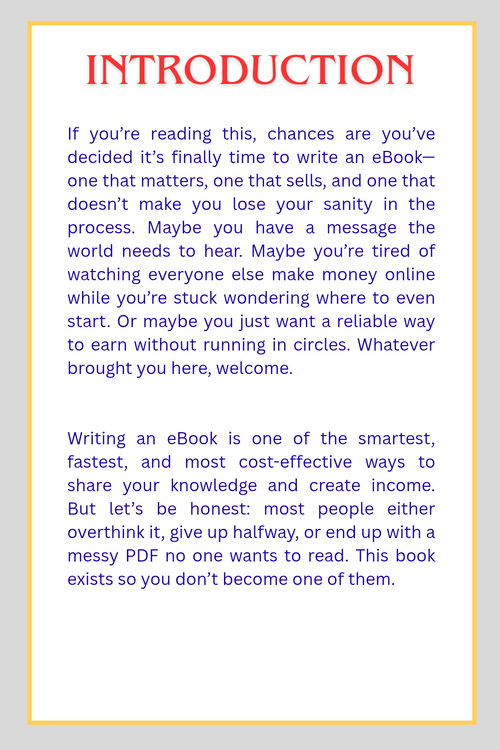 How to write an eBook about More ‘Pressing’ matters   (87 pgs)